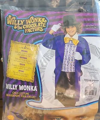 Rubie's 620933 Willy Wonka Kids Costume Size M - Purple • $30