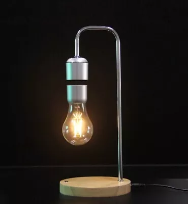 Magnetic Levitating Floating Wireless LED Light Bulb With Wireless Charger • $100.99