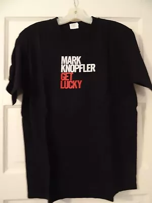 Mark Knopfler Get Lucky 2010 Concert Tour T Shirt M Good Condition • $5