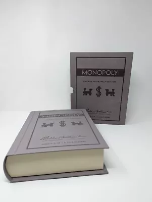 Monopoly Vintage Bookshelf Edition Deluxe Collectible Board Game (NEVER USED) • $21