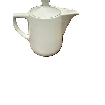 Vintage Melitta Germany White Porcelain No Drip Spout Teapot Coffee Pot • $19.99