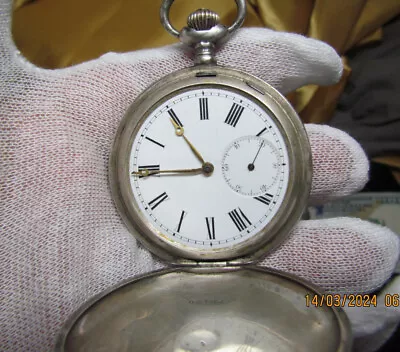 Antique Le Phase Repeater 10k Emblem 0875 Silver  Pocket Watch Make Reason Offer • $9999