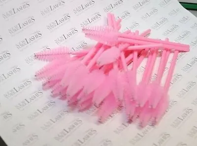 Heart Shape Disposable Wands Brushes Eyelash Extension 25pcs • $8.99