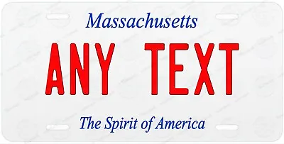 Massachusetts 2012 Personalized License Plate Car Tag ATV Bicycle Moped Bike • $16.99