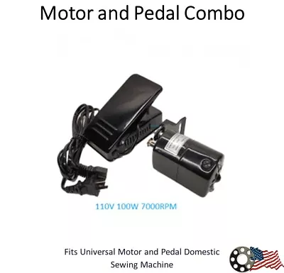 Motor And Pedal Combo Domestic Sewing Machine 7000RPM • $24.95