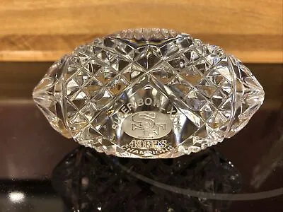 Waterford Crystal Football SUPERBOWL XXIX San Francisco 49ers Champions • $199.99