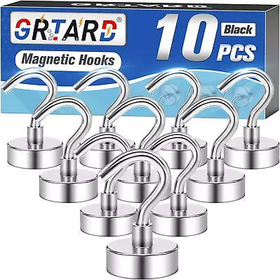 Magnetic Hooks Heavy Duty Strong Magnet Hooks For Kitchen Hom • $6.53