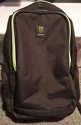 Monster Energy Full Size Backpack With Zippered Pockets   • $50