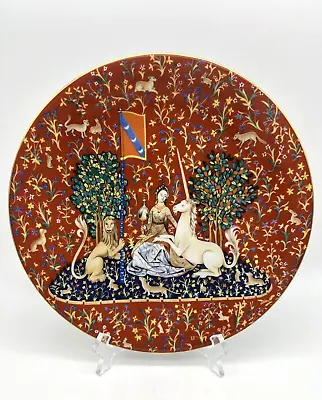 1978 Vtg #2 Haviland Limoges La Dame A La Licorne - Lady & Unicorn Plate 10  Dia • $24.50