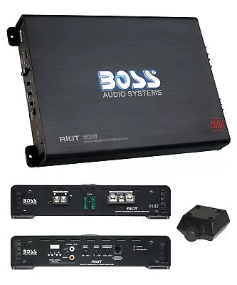 BOSS Audio Systems R2000M Riot Series Car Audio Amplifier |Certified Refurbished • $90.58