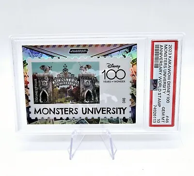 2023 Kakawow Disney 100 Monsters Inc Anniversary World Stamp #46 PSA 10 Pop 8 • $99.95