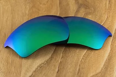 Emerald Blue Green Dark Jade Polarized Mirrored Lenses For Oakley Bottle Rocket • $11.24