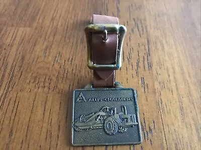 Vintage Watch FOB - Allis-Chalmers Model D  Grader W/leather Strap • $10