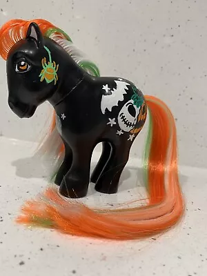 £30 • Buy Customised Vintage G1 My Little Pony OOAK Custom Halloween Jack Skeleton Pumpkin
