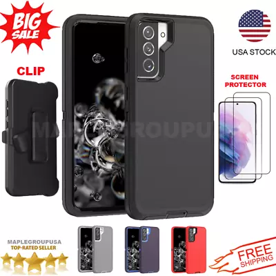 $7.99 • Buy For Samsung Galaxy S22 S22+ S22 Ultra Shockproof Case Cover + Screen Protector