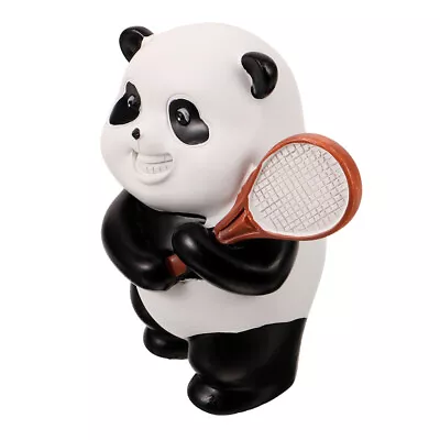  Panda Ornament Office Decore Cutainsforbedroom Resin Crafts • £11.69