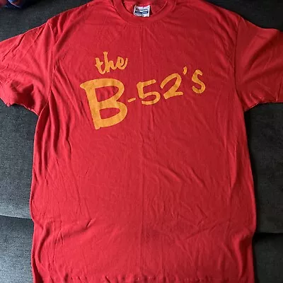 Rare Vintage The B-52's Concert T Shirt XL Double Sided Single Stitch • $60