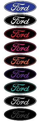 Ford Wheel Center Cap Logo Overlay Decal Emblem Stickers 1.75  OR 2.75  SET Of 6 • $14.99