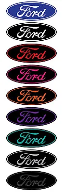 Ford Wheel Center Cap Logo Overlay Decal Emblem Stickers 1.75  X 0.66  SET Of 6 • $9.99