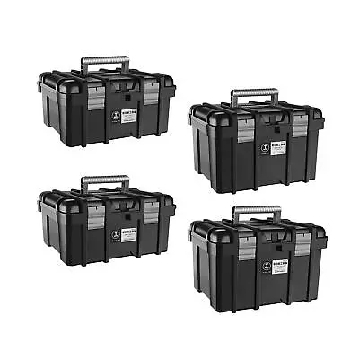 Tool Box Durable Portable Organizer Lightweight Carrying Case Electrician • £48.11