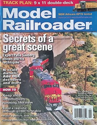 Model Railroader Magazine September 2010 Secrets Of A Great Scene N Scale Diese • $7.99
