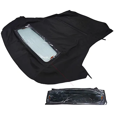 Convertible Soft Top W/Heated Glass Window Black For Ford Mustang 2005-2014 • $218