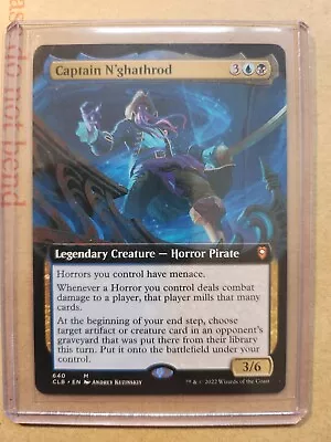 Captain N'ghathrod Extended Art - Commander Legends - MTG - Free Postage • £13.99