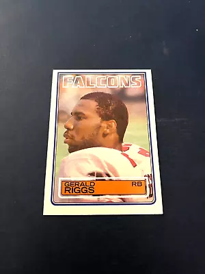 1983 Topps Football Gerald Riggs Rookie Card #25 Set Break NM • $1.69