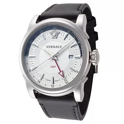 Versace Men's VEV300119 GMT Vintage 42mm Quartz Watch • $284.99