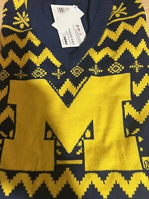 University Of Michigan Wolverines Sweater Womens Sz Small NWT • $25