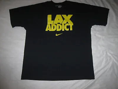 Michigan Wolverines Lacrosse T Shirt Men's XL NIKE UM LAX Go Blue Big 10 MICH • $16.99