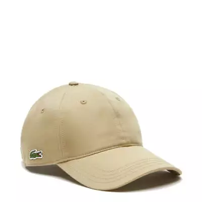 Lacoste Unisex Organic Cotton Twill Cap Beige • $74.80