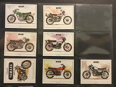 1999 Golden Era Classic Yamaha Motor Cycles (Motorcycles) Set Of 7 Cards Sku924N • $9.99