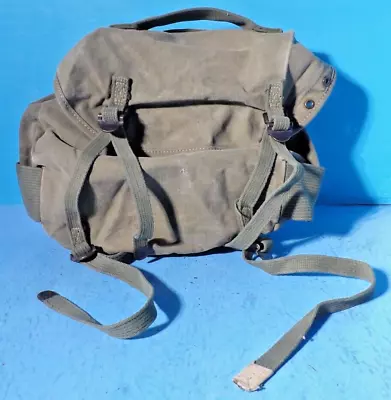 Vtg Vietnam M61 Buttpack Od Green Olive Drab Canvas Field Pack • $79.95