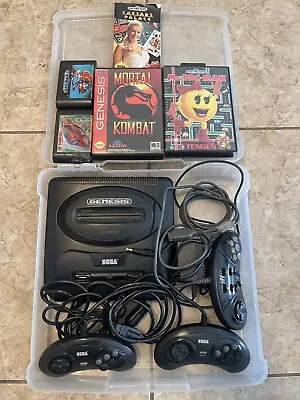 Sega Genesis Console And Games Lot With Artwork And Manuals • $88.99