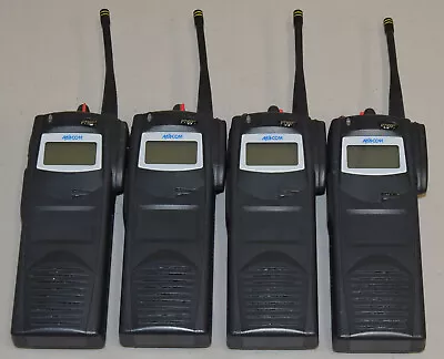 Lot 4 M/A-COM P7100 IP MAHT-E81NX Portable Two Way Radio W/ Antenna • $249.99