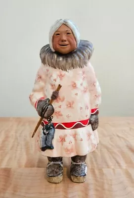 C. Alan Johnson Inuit Figurine  Rachel  Al45 © 1962 ~ Damage • $10.50