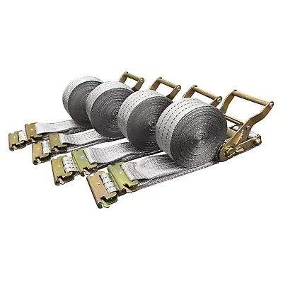 4 Pack Falcon Cargo 2  X 22' E-Track Ratchet Straps - 1460LB WLL - Heavy Duty • $49.99