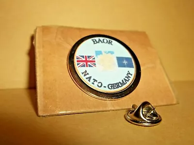 BRITIAN  BAOR / GERMANY Nato Veteran Lapel Pin Badge . • £7