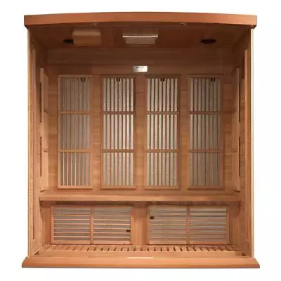 Maxxus 4 Per Near Zero EMF FAR Infrared Carbon Canadian Hemlock Sauna; • $5082.68