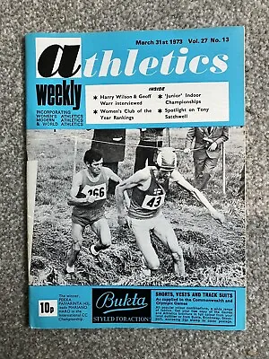 £6.99 • Buy ATHLETICS WEEKLY -31 Mach 1973 -  International Cross Country Champs