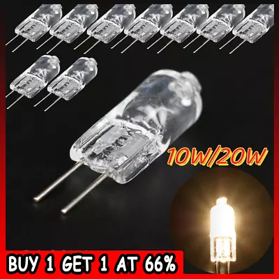 10x G4 Halogen Bulbs Capsule Lamps Light Bulb 10W 20W Watt 12V Volt 2 Pin UK NEW • £3.25