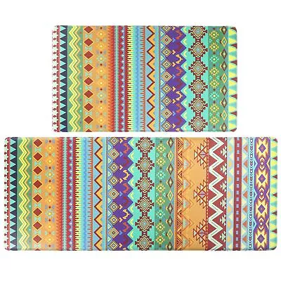 Mexican Kitchen Mats For Floor Anti Fatigue Kitchen Mat Set Of 2 Non Skid Was... • $43.41