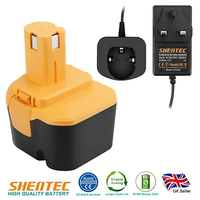 12V 3.0Ah Ni-MH For Ryobi BPP1217 BPT1025 BID1211 RY1204 BBL120 Battery/Charger • £44.90