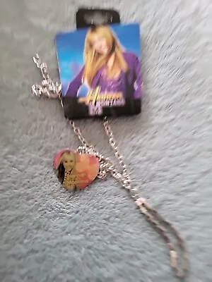 New Old Stock Disney's Hannah Montana Heart Shaped Charm Necklace • $8