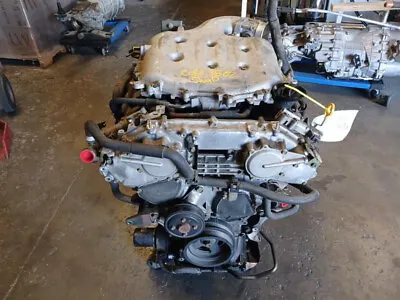 2004 2005 (thru 10/04) INFINITI G35 FX35 3.5L RWD 2WD ENGINE MOTOR ASSY VQ35DE • $1305