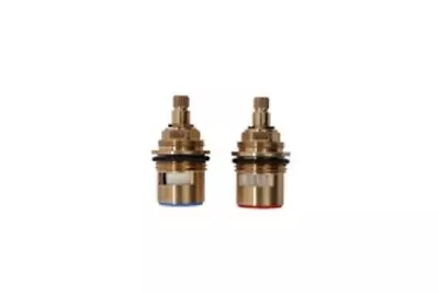 Replacement 3/4  Inch Brass Ceramic Disc Tap Valves Cl4  Gland Insert 20t (pair) • £15.83