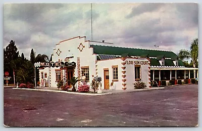 Postcard Flori Sun Motel Brooksville Florida Unposted • $12.50