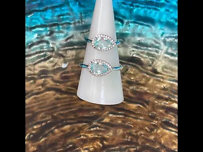 ✨Secret Garden Aquamarine Bomb Party Ring Set RBP2264 Mom And Daughter/pinky • $16