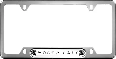 Molon Labe. Come And Take It- Aluminum Narrow Top 4-hole Car License Plate Frame • $24.79